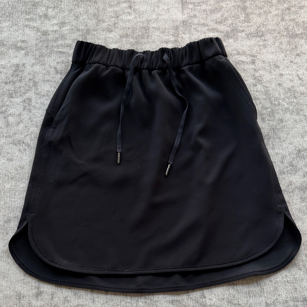 lululemon Black Drawstring Skirt